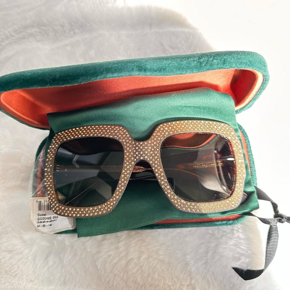 Gucci Gold Women's Sunglasses , like new